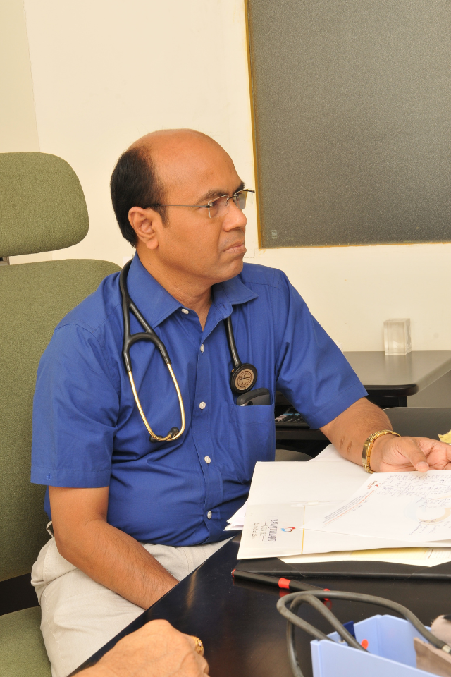 Dr. Balaji in consultation